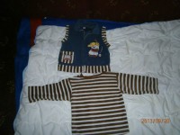 Baba thermos pulcsi -nadrág -mellény  szett